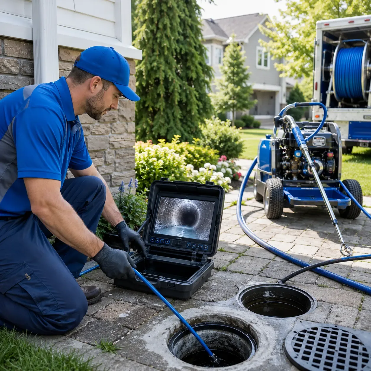 Outdoor drain cleaning professionals serving Columbia City, IN